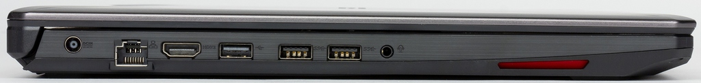 Asus TUF Gaming FX705G - On the left frame, there are 2 USB 3.0 ports