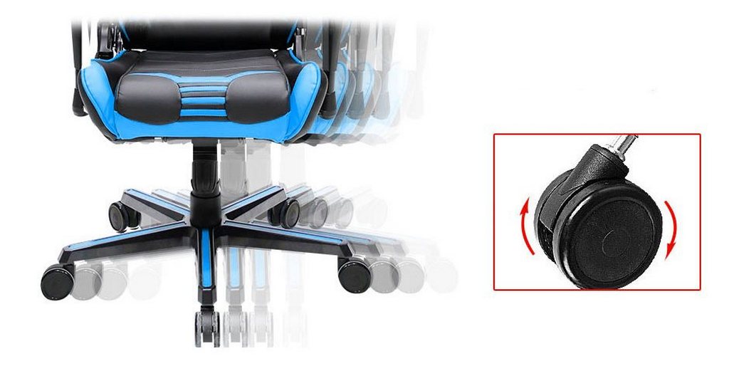 Gaming chairs - They Come With Wheels Making Movements Easier